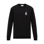 Sweatshirt med logo