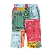 Afslappede Bandana Print Shorts