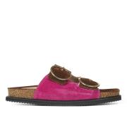 Angulus - Fodseng Sandal Slip Ins, 5775 - Brown / Pink Suede