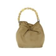 Brugt Beige nylon Dior taske