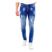 Moderne Jeans Herre Slim Fit - DC-039