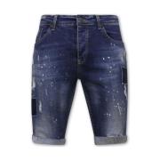 Slim Fit Herre Denim Shorts Online - 1026-SH