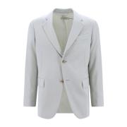 Klassisk Uld Enkeltknap Blazer