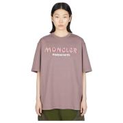 Logo Print Bomuld T-Shirt