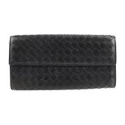 Pre-owned Sort Læder Bottega Veneta Pung