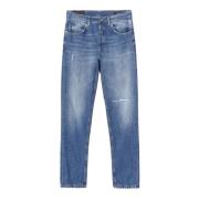 Slim Fit Lavtaljede Denim Jeans