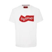 Hvid Crew-neck T-shirt