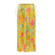 Blomstret Midirock Maxi Nederdel