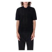 Sort Check Oversize Polo Shirt