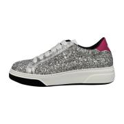 Glitter Sneakers - Sølv, 36