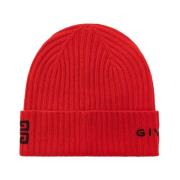 Rød Logo Beanie