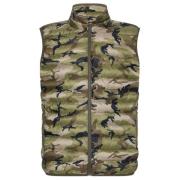 Sammenfoldelig Ærmeløs Camouflage Puffer Vest