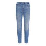 Højtaljede Slim Fit Jeans