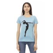 Action Light Blue Bomuld T-shirt