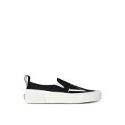 Logo Slip on Sneakers Sort/Hvid