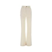 Broderet uldblanding Ray Pant