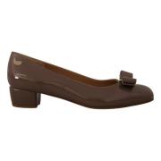 Caraway Brown Læderpumps