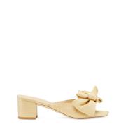 LOVEKNOT Blok Slide Raffia Sandaler