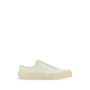 Premium Ivory Canvas Sneakers