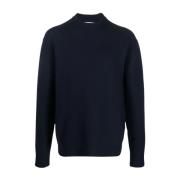 Navyblå Rundhalset Sweater