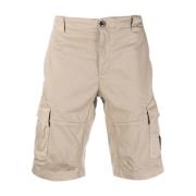 Cargo Shorts i Cobblestone Sateen Stretch