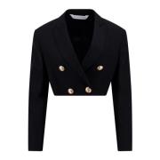 Sort Dobbeltknap Blazer, AW23