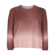 Gradient Cashmere Sweater med rund hals