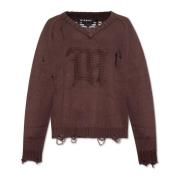 Sweater med vintageeffekt