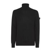 Blød Strikket Højhalset Sweater