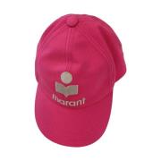 Broderet Fuchsia Bomuld Baseball Cap