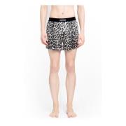 Leopard Printet Silke Boxershorts