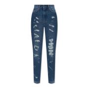 Jeans med vintageeffekt