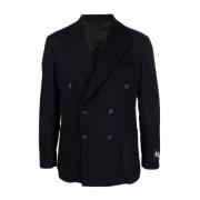 Dobbeltbrystet uld-blazer