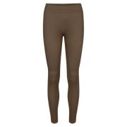 Bløde Brun Fleece Leggings