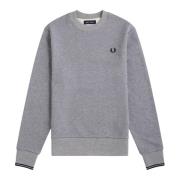 Bomuldsblanding Crewneck Sweatshirt