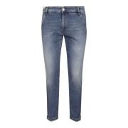 Indie Slim Fit Jeans i Bomuldsblanding