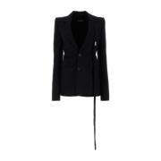 Elegant sort Rachele blazer i filt