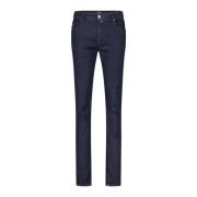 Slim-Fit Zip Jeans