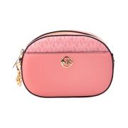 Glam Tea Rose Læder Crossbody Pung