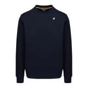 Blå Dyb Fleece Sweatshirt