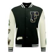 Herre Oversized Letterman Jakke - 8633