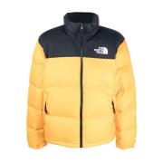 Gul Retro Nuptse Puffer Jakke