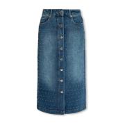 ‘Lally’ denim nederdel