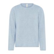 Blød og stilfuld O-Neck Pullover