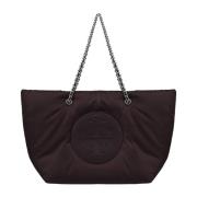 Ella Logo-Patch Tote Taske