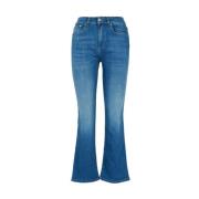 Højtaljede Flare Jeans