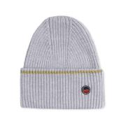 Blød Grå Melange Strikket Beanie