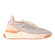 Beige Stof Sneakers