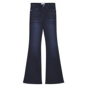 Højtaljede Flare Jeans