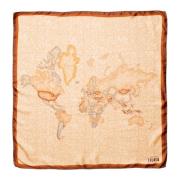 Geo Classic Silke Kvinders Pashmina